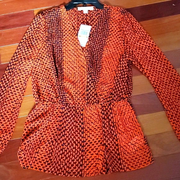 Michael Kors peplum waist blouse - Picture 5 of 5